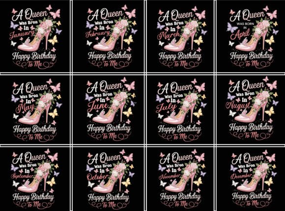 Birthday Queen Bundle: The Ultimate Design Asset for Celebrations