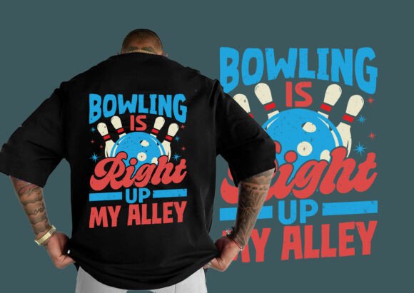 Bowling T-shirt Design: A Striking Vector for Your Brand