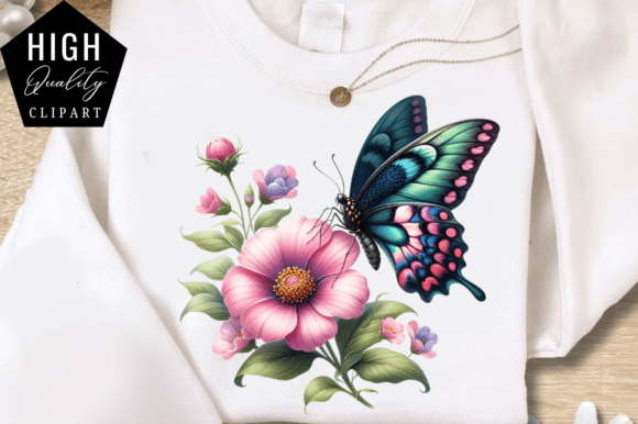 Butterfly Flower PNG Clipart: A Designer's Secret Weapon