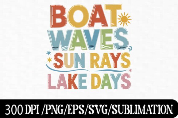 Capture the Lake Day Summer Vibes SVG Design Magic