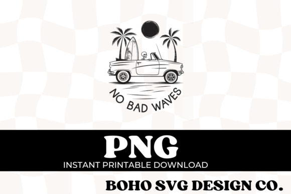 Catching the Perfect Wave: Summer Surf PNG Sublimation Design