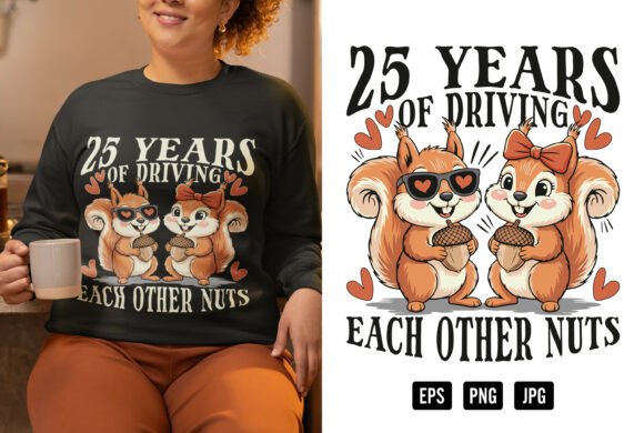 Celebrate 25 Years of Being Nuts: The Ultimate Anniversary Design