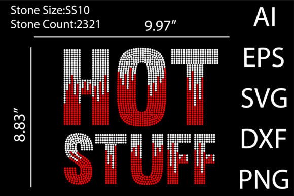 Hot Stuff Rhinestone Design: Instant Sparkle for Your Projects