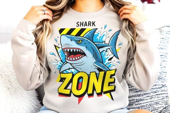 Unleashing the Shark Zone: A Graphic for Bold Branding